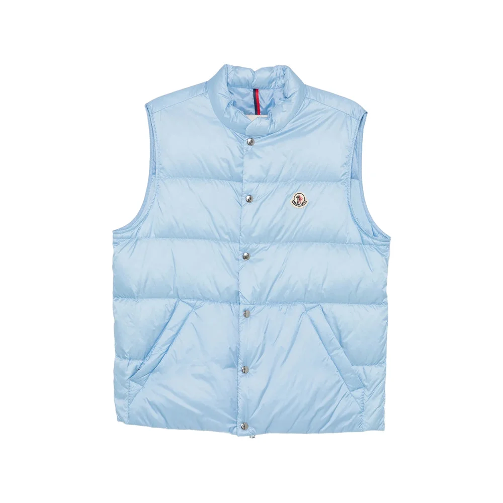 Moncler Blue Jackets - Waistcoats & Gilets Men - 1