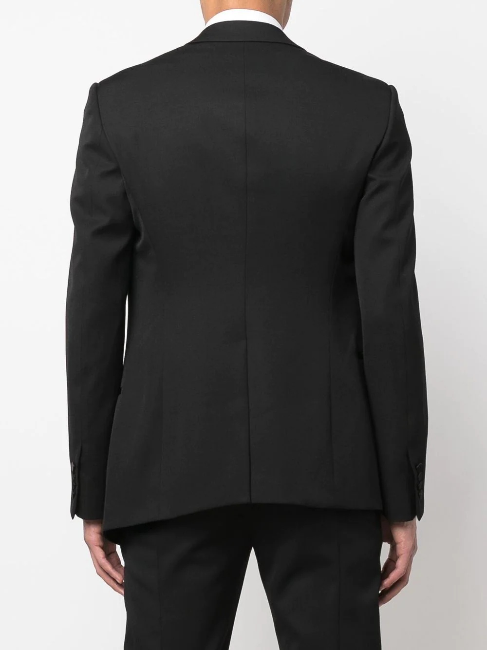 silk-lapels suit jacket - 4