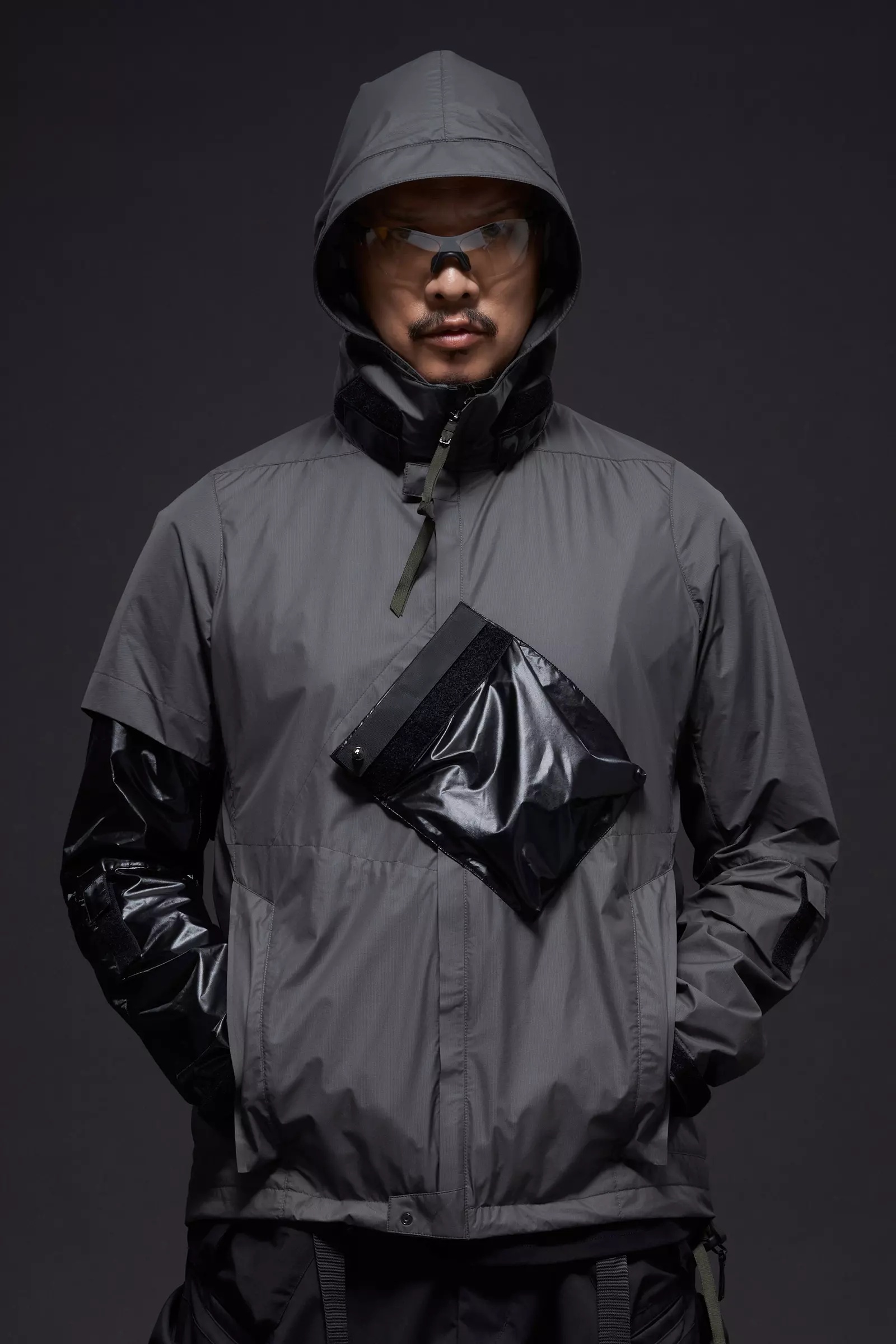 J36-WS Windstopper® Interops Jacket Gray - 10