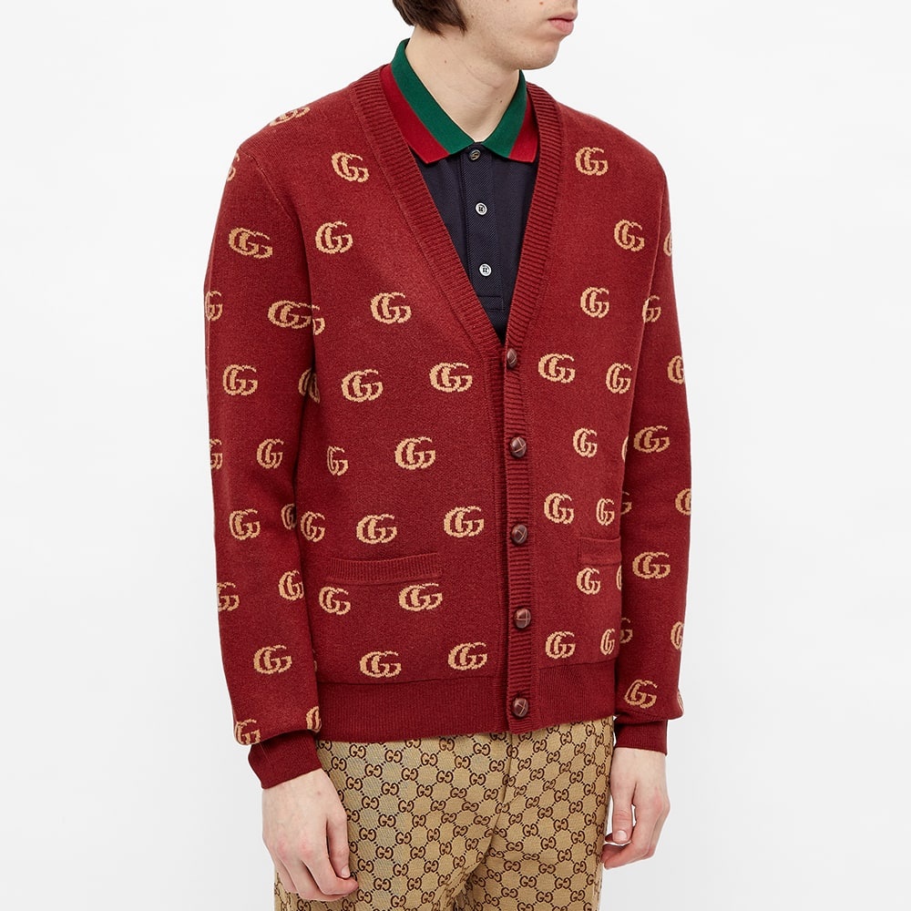 Gucci GG Jacquard Cardigan - 5