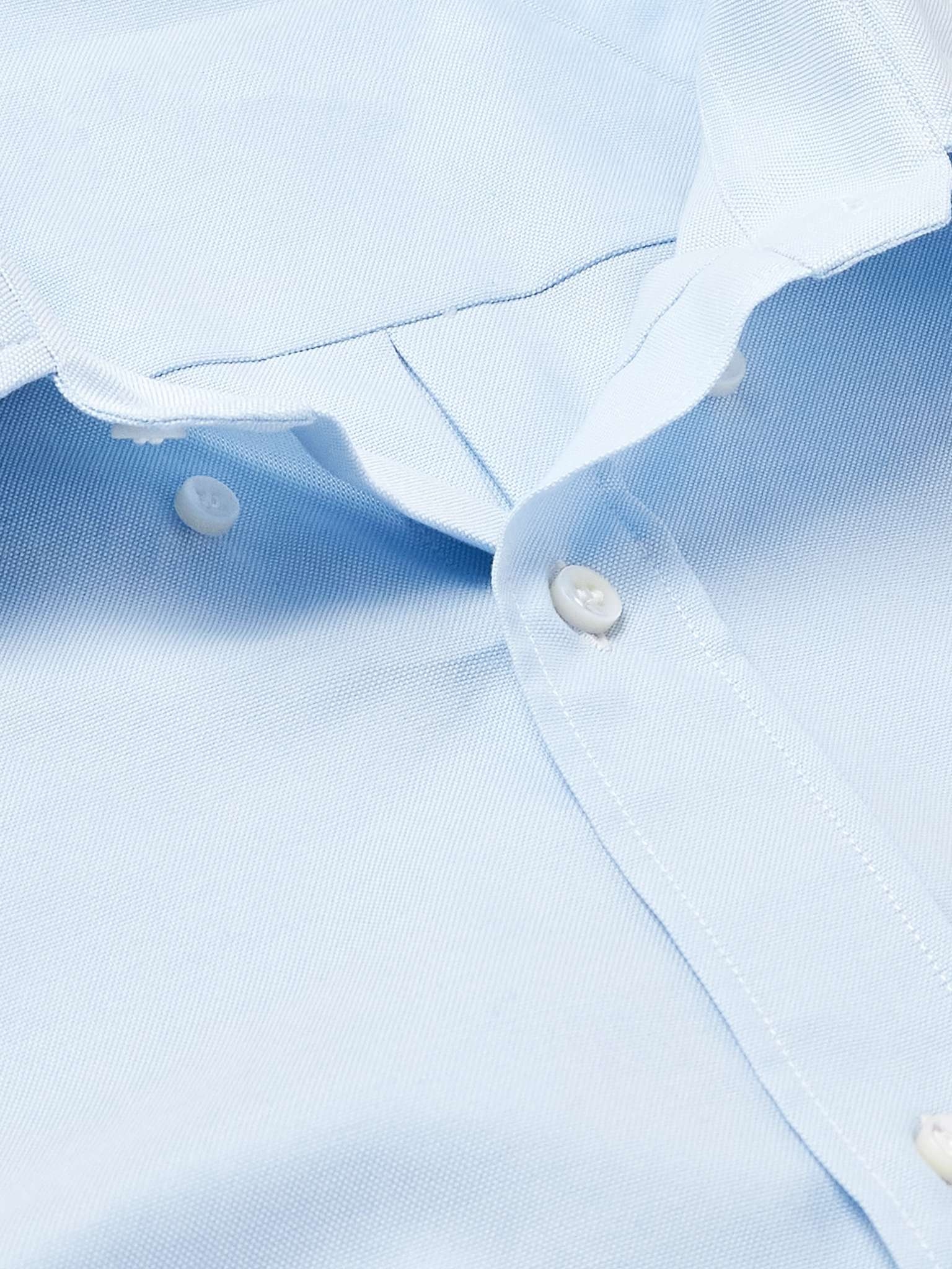 Button-Down Collar Cotton Oxford Shirt - 5