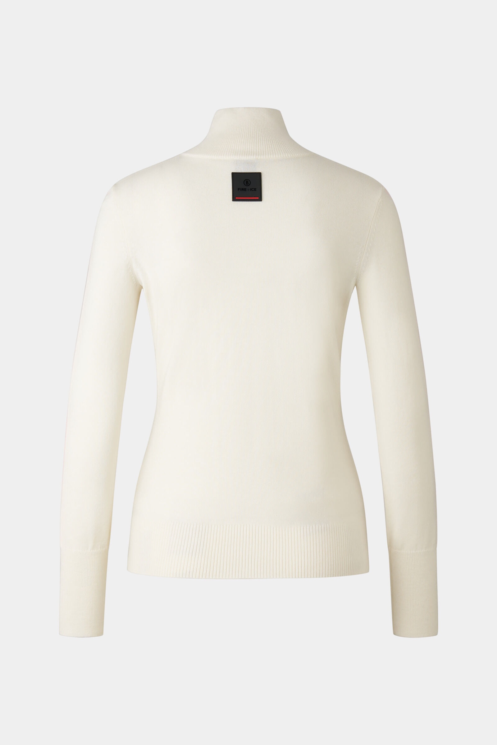 Azra Half-zip pullover in Cream/Pink - 2