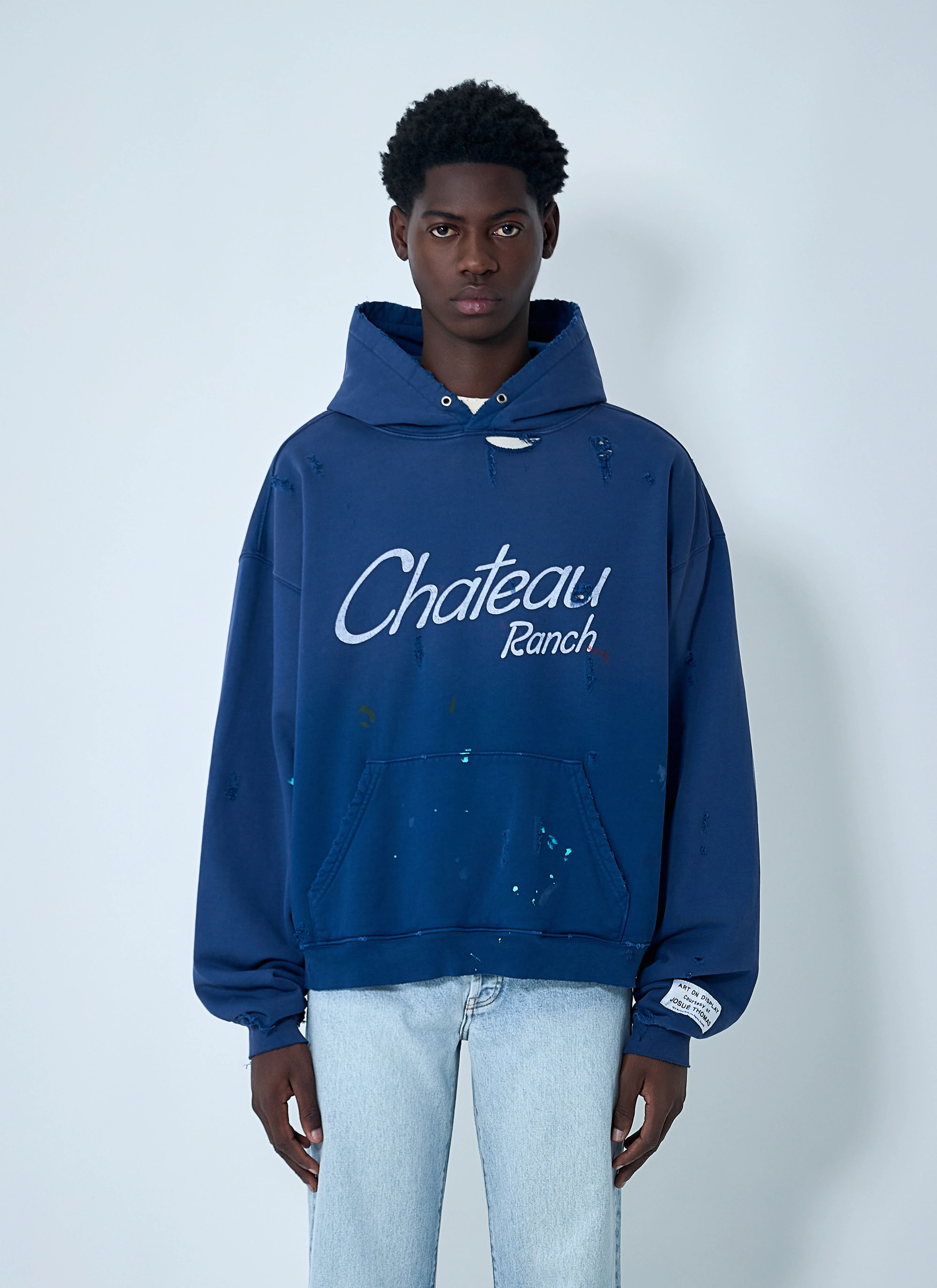 Distressed Chateau Raunch Hooded Sweatshirt - 1