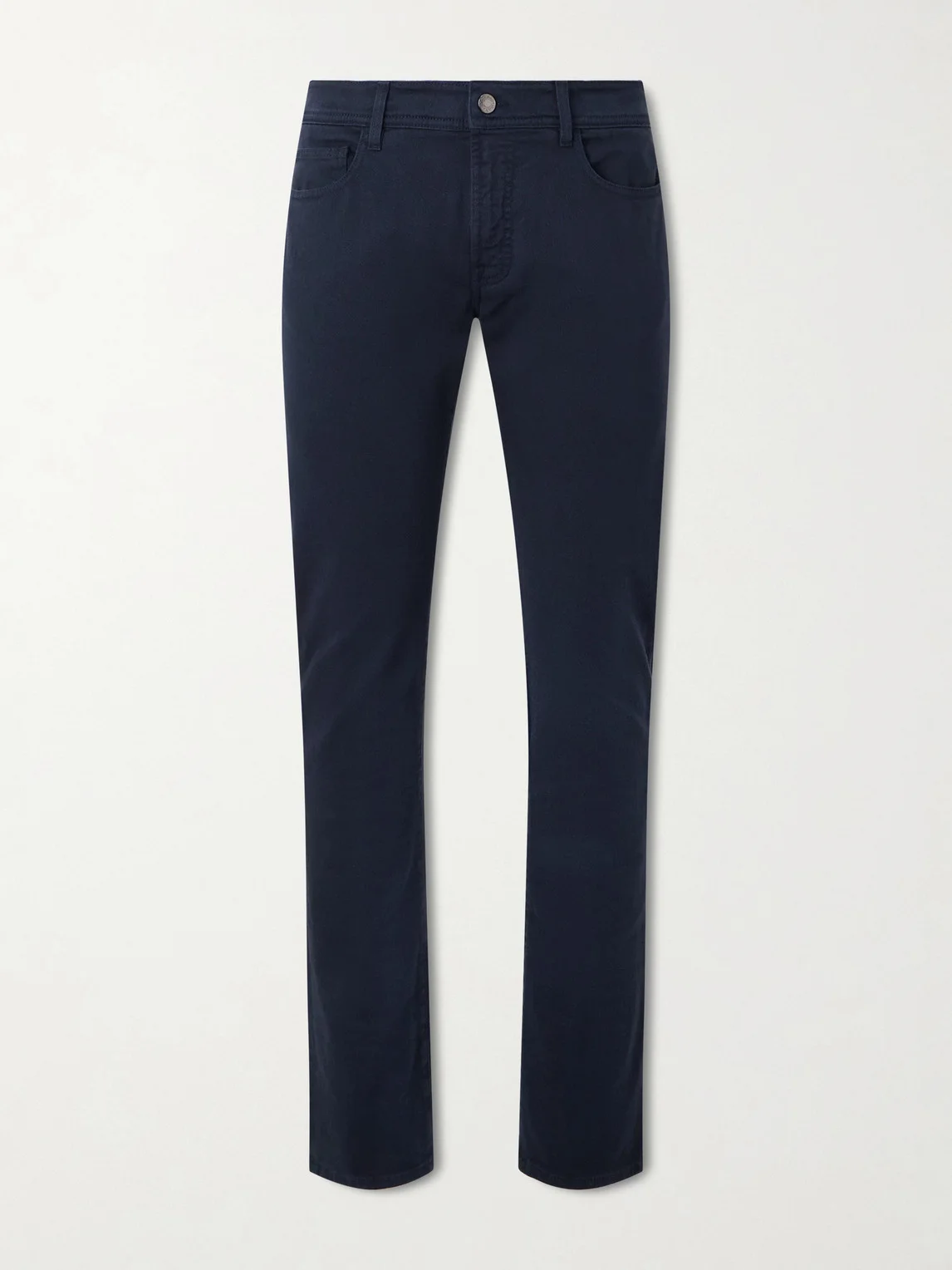 Slim-Fit Straight-Leg Jeans - 1