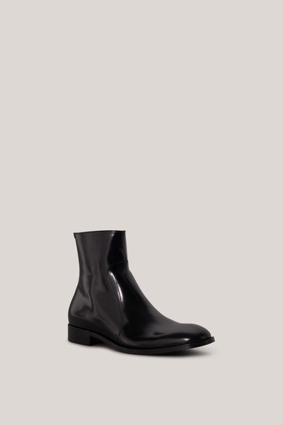 Maison Margiela Black Ankle Leather Boots outlook