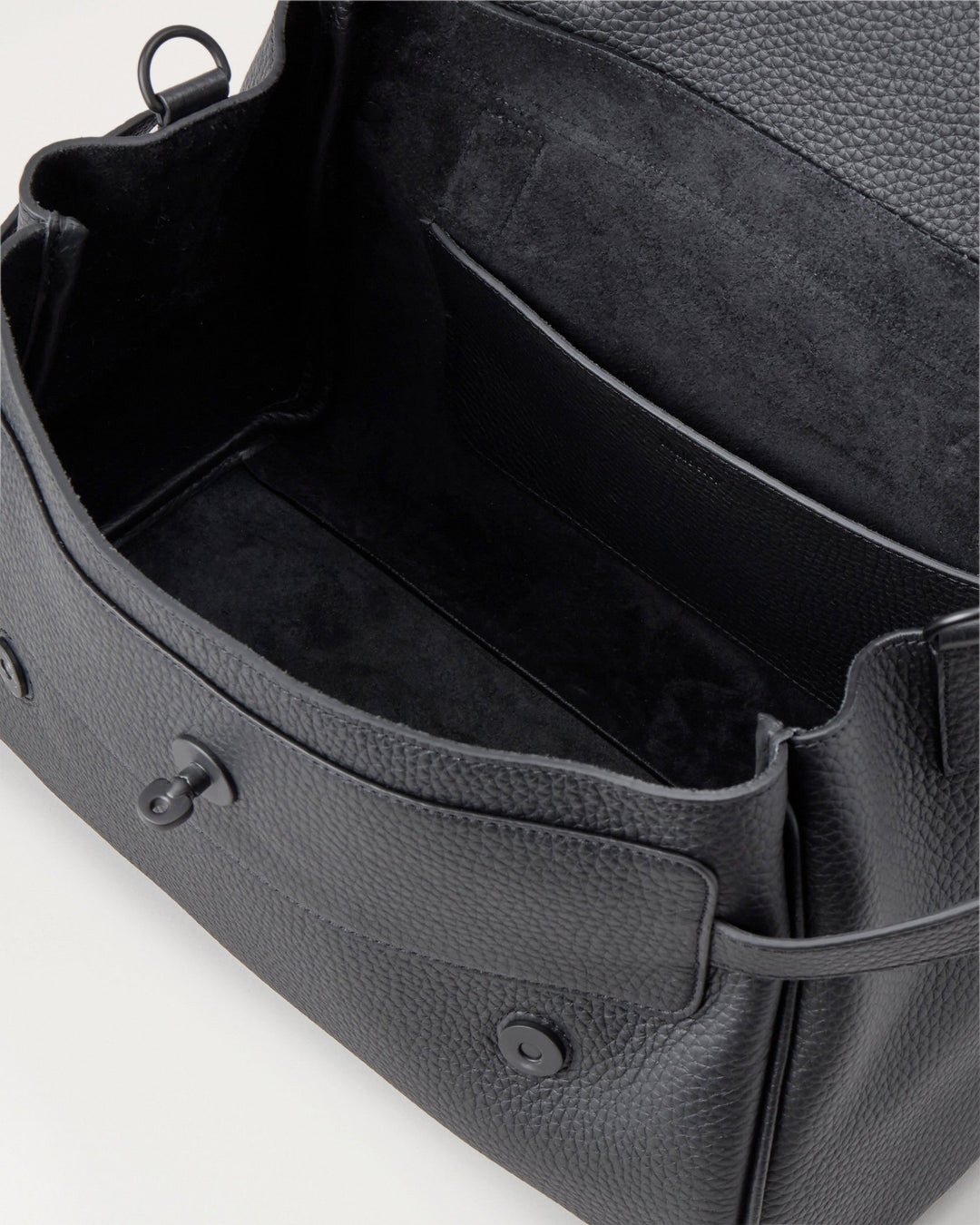 Alexa Black Heavy Grain Leather - 5