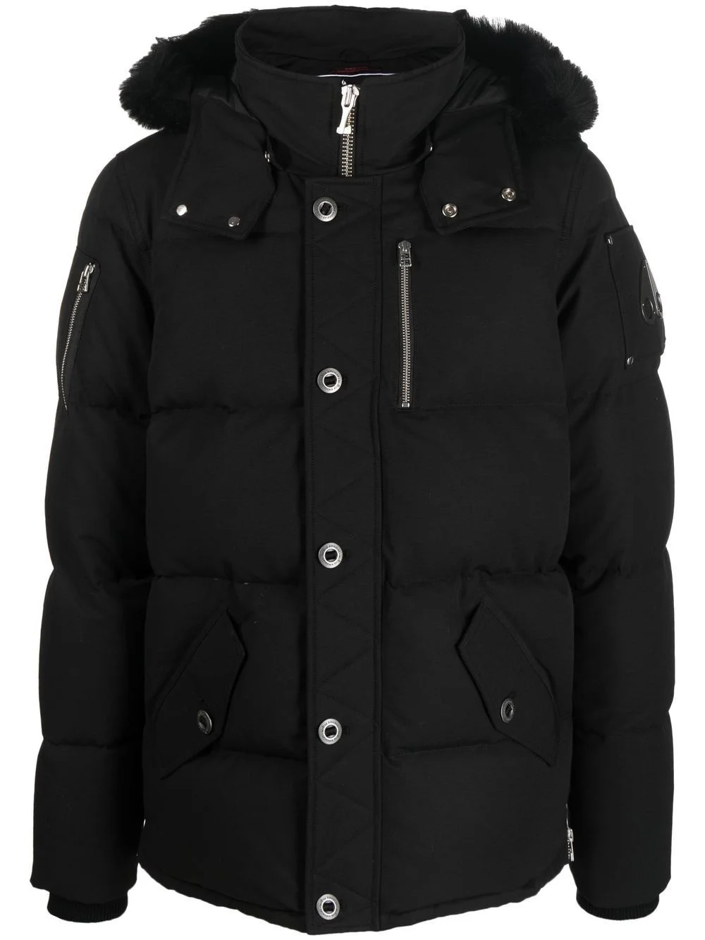 padded hooded jacket - 1