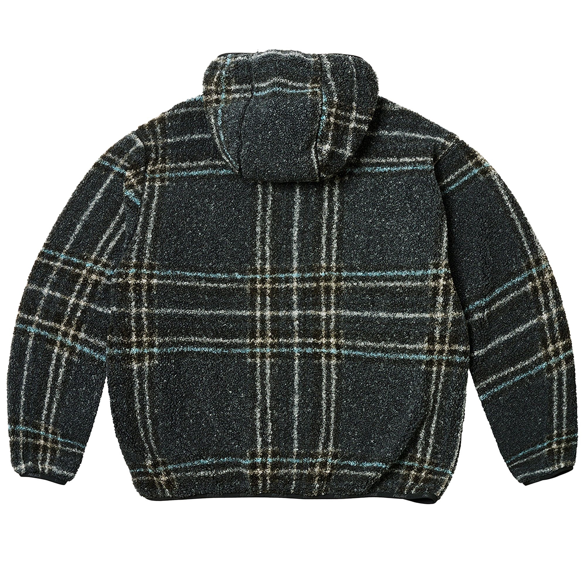 PALACE Palace Reversible Check Fleece Jacket Black REVERSIBLE