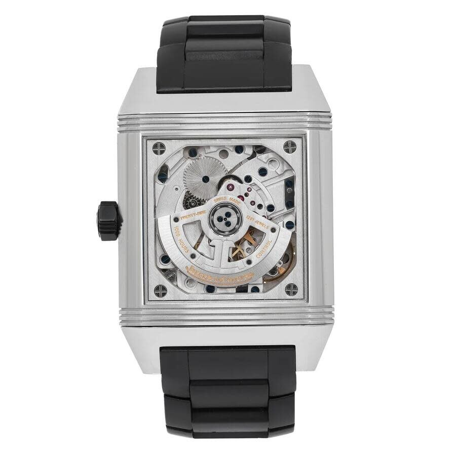 Pre-owned Jaeger-LeCoultre Reverso Squadra Hometime Automatic Day-Night Black Dial Men's Watch 230.8 - 5