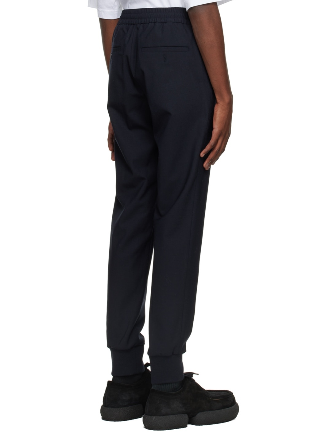 Navy Zip Pocket Trousers - 3