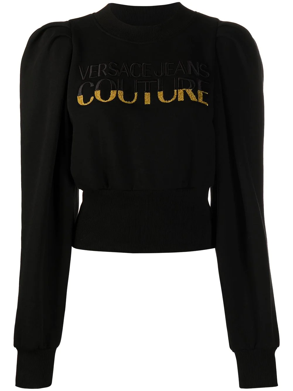 embroidered logo sweatshirt - 1