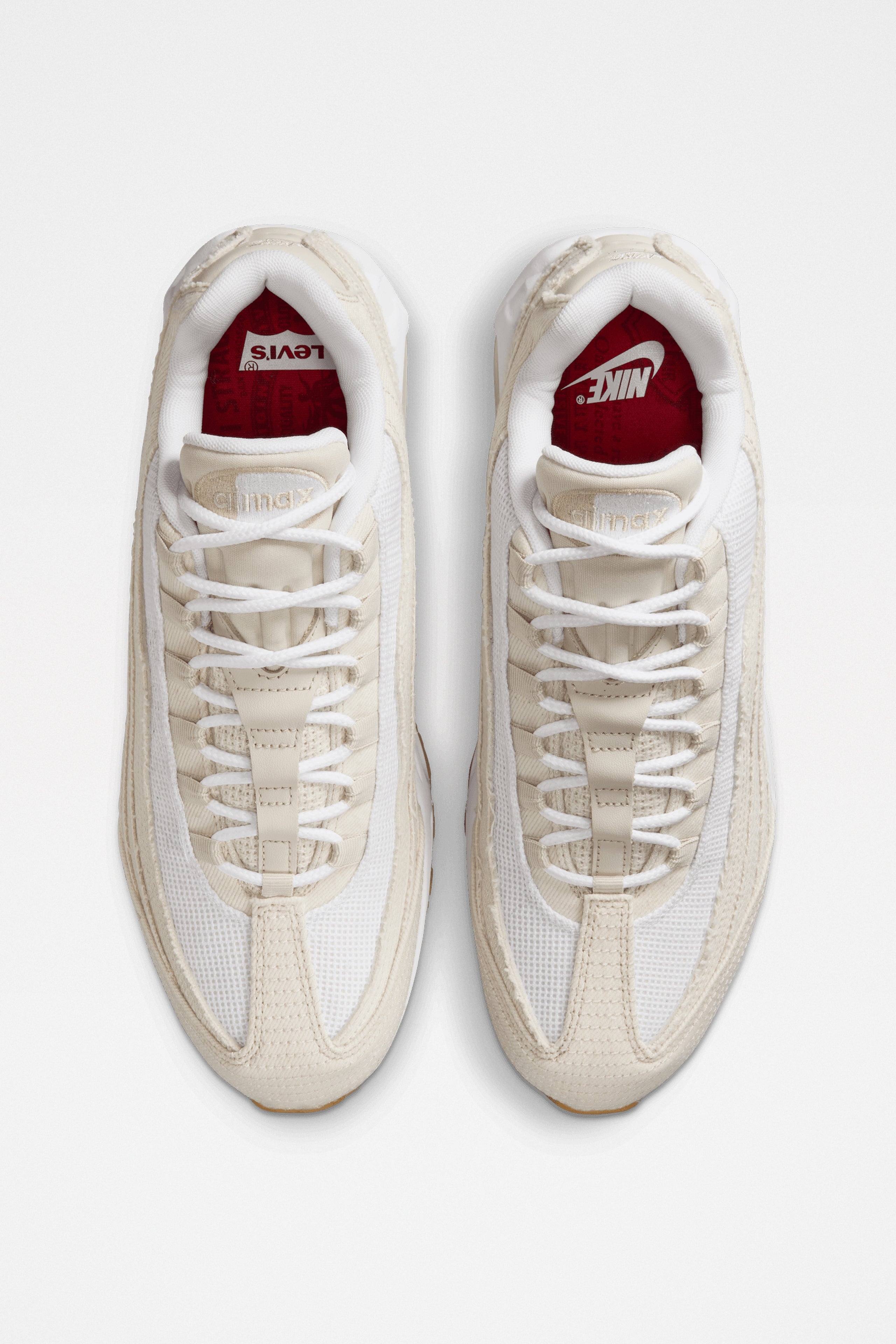 NIKE X LEVI’S AIR MAX 95 OG LT OREWOOD BROWN / WHITE - 4