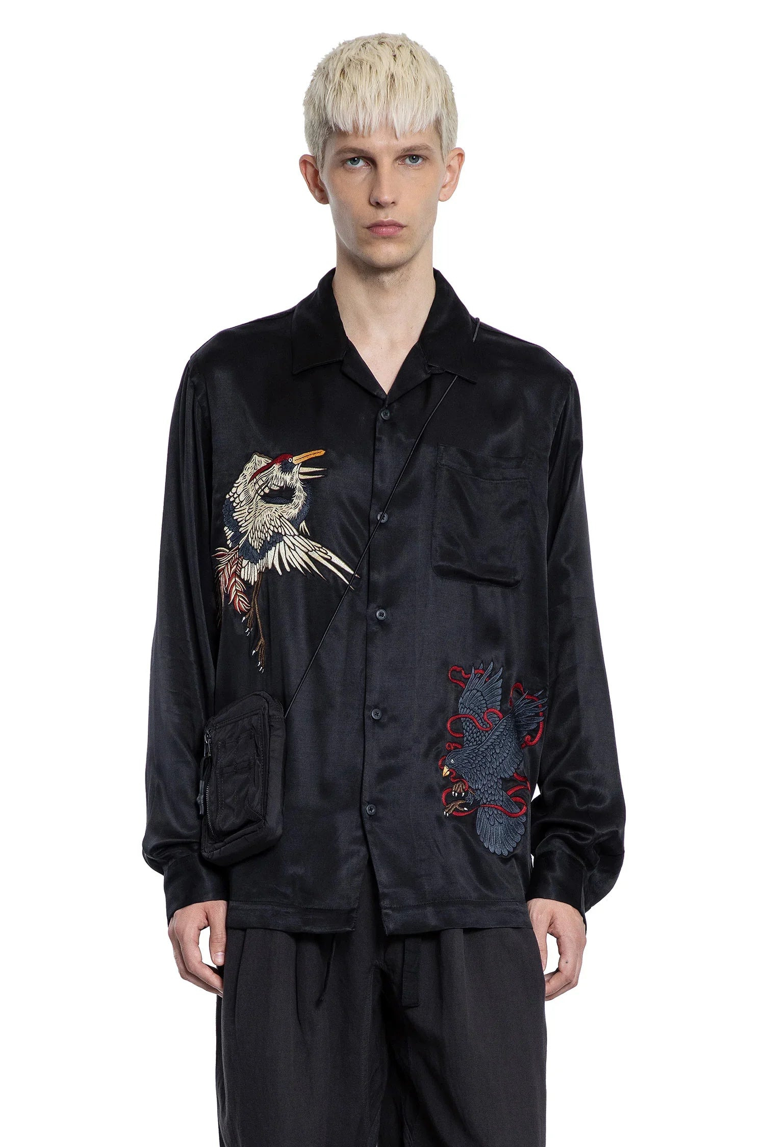 Crow-And-Heron-Camp-Collar-Shirt - 5