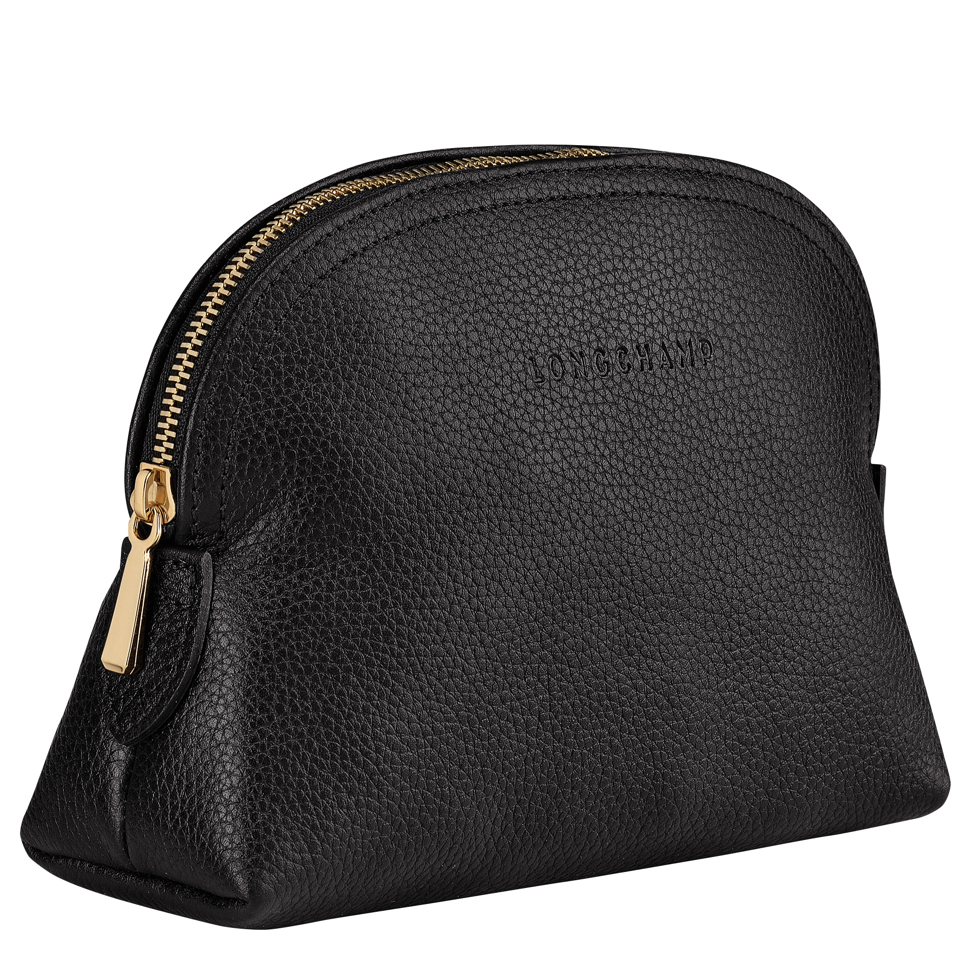 Le Foulonné Pouch Black - Leather - 2