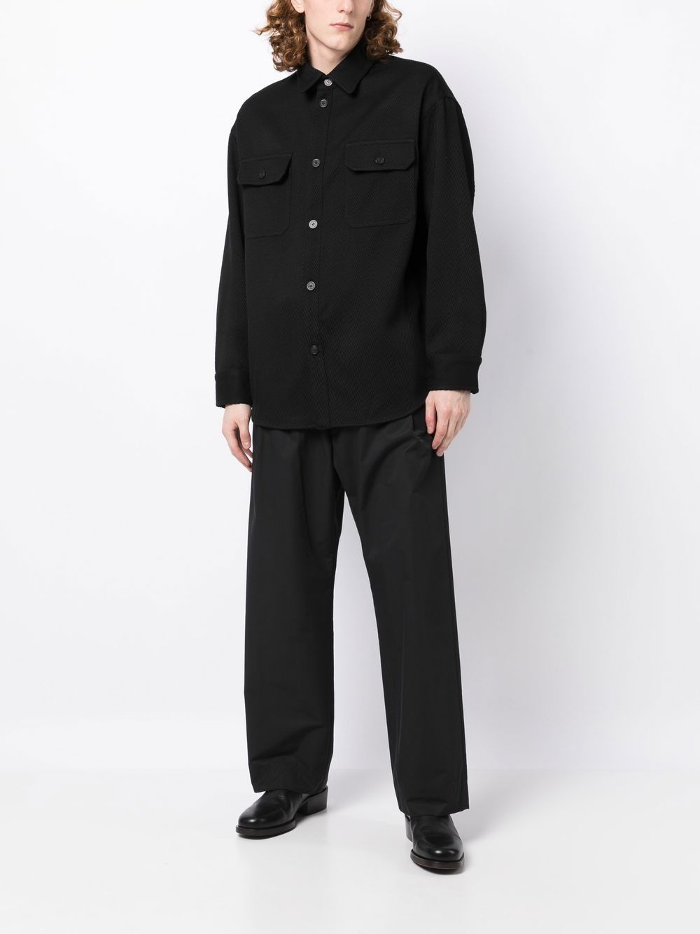 woollen shirt jacket - 2