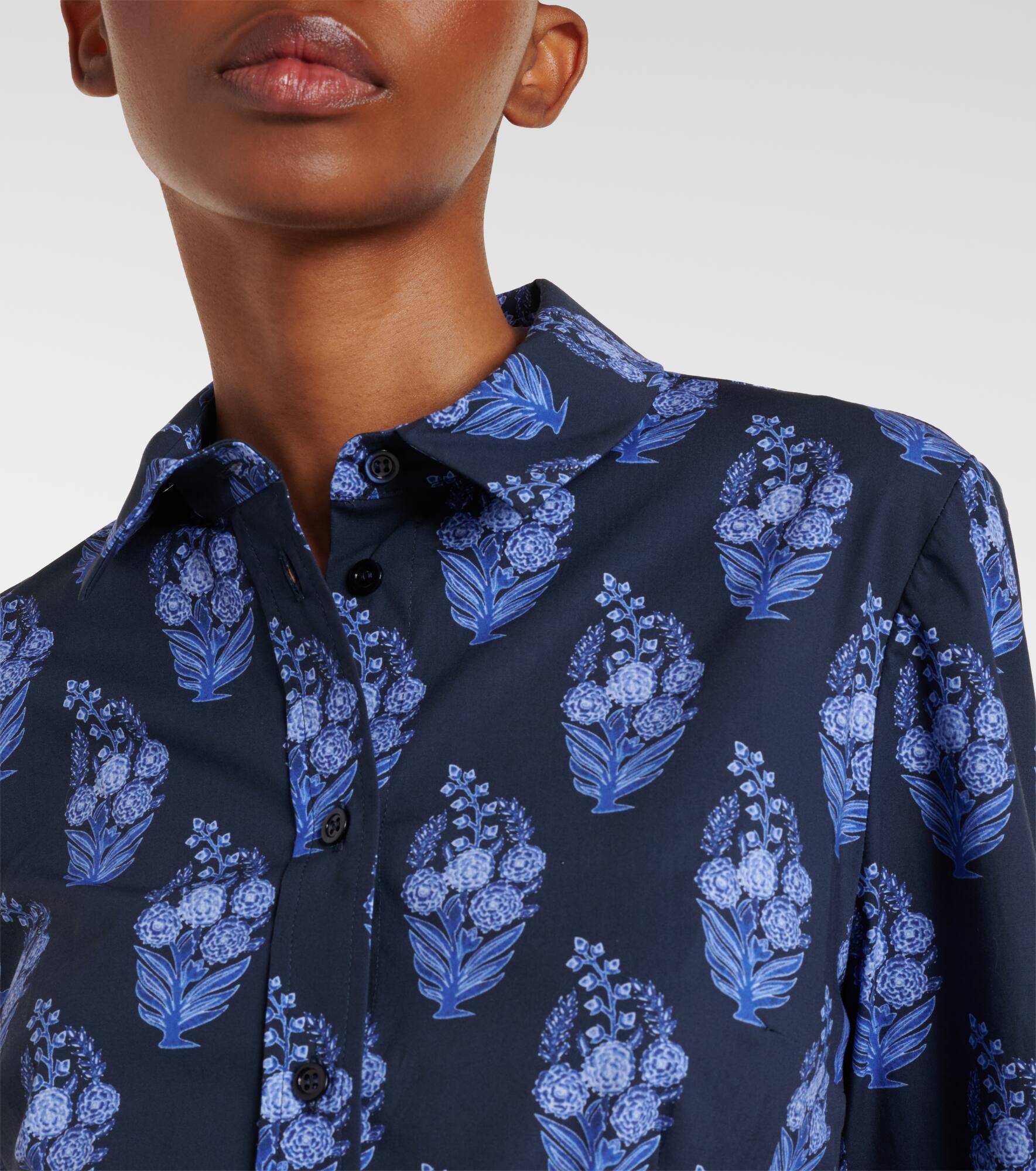 Icon floral cotton-blend shirt - 4