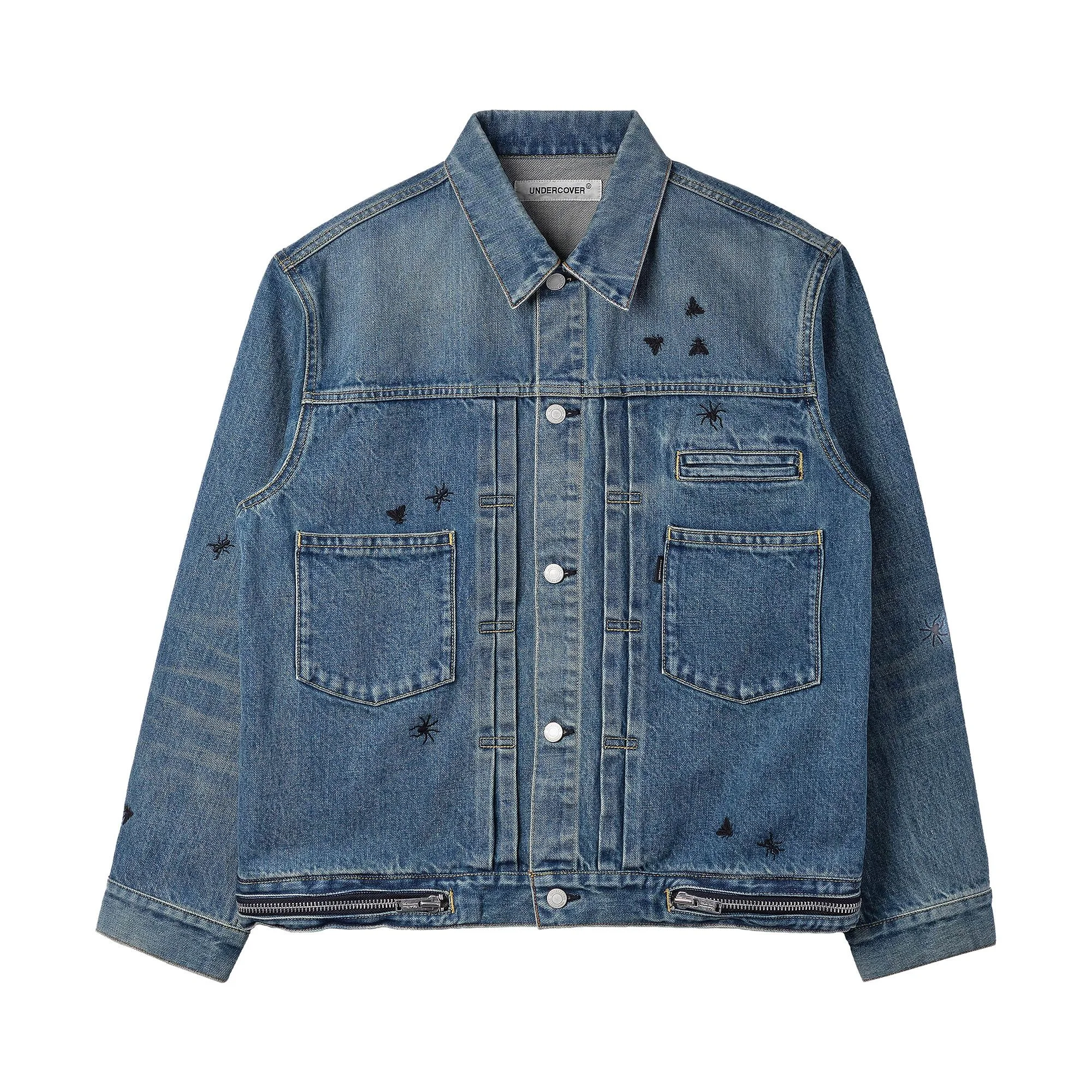 Undercover Denim Patch Pocket Blouson 'Indigo' - 1