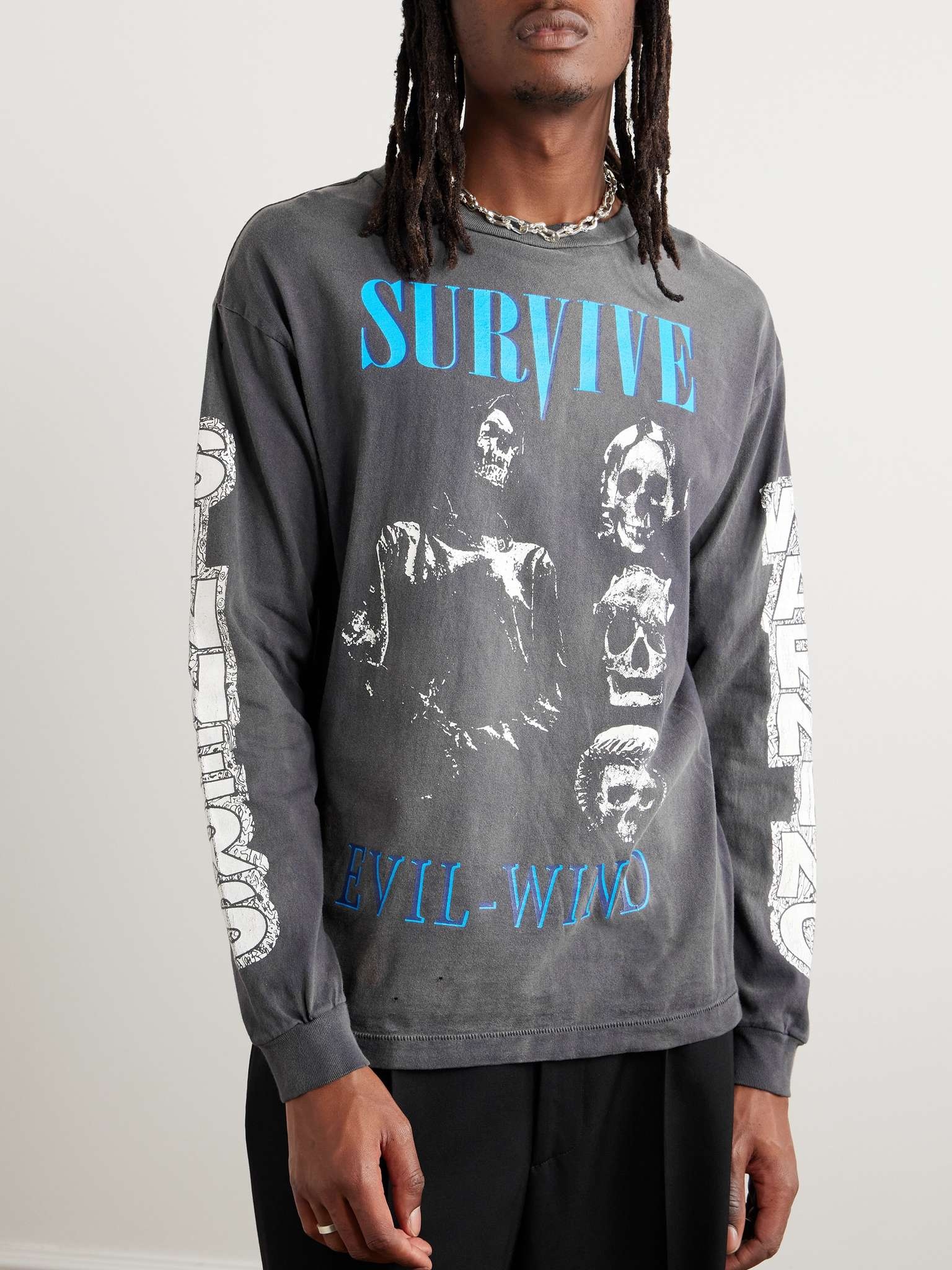Printed Cotton-Jersey Sweatshirt - 3