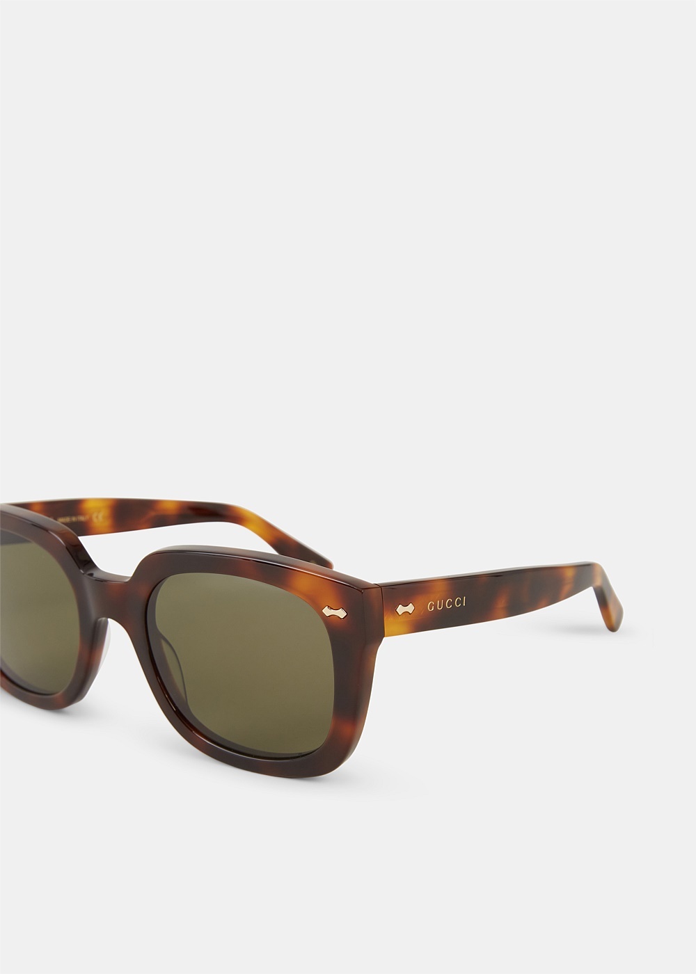 Brown Square Sunglasses - 4