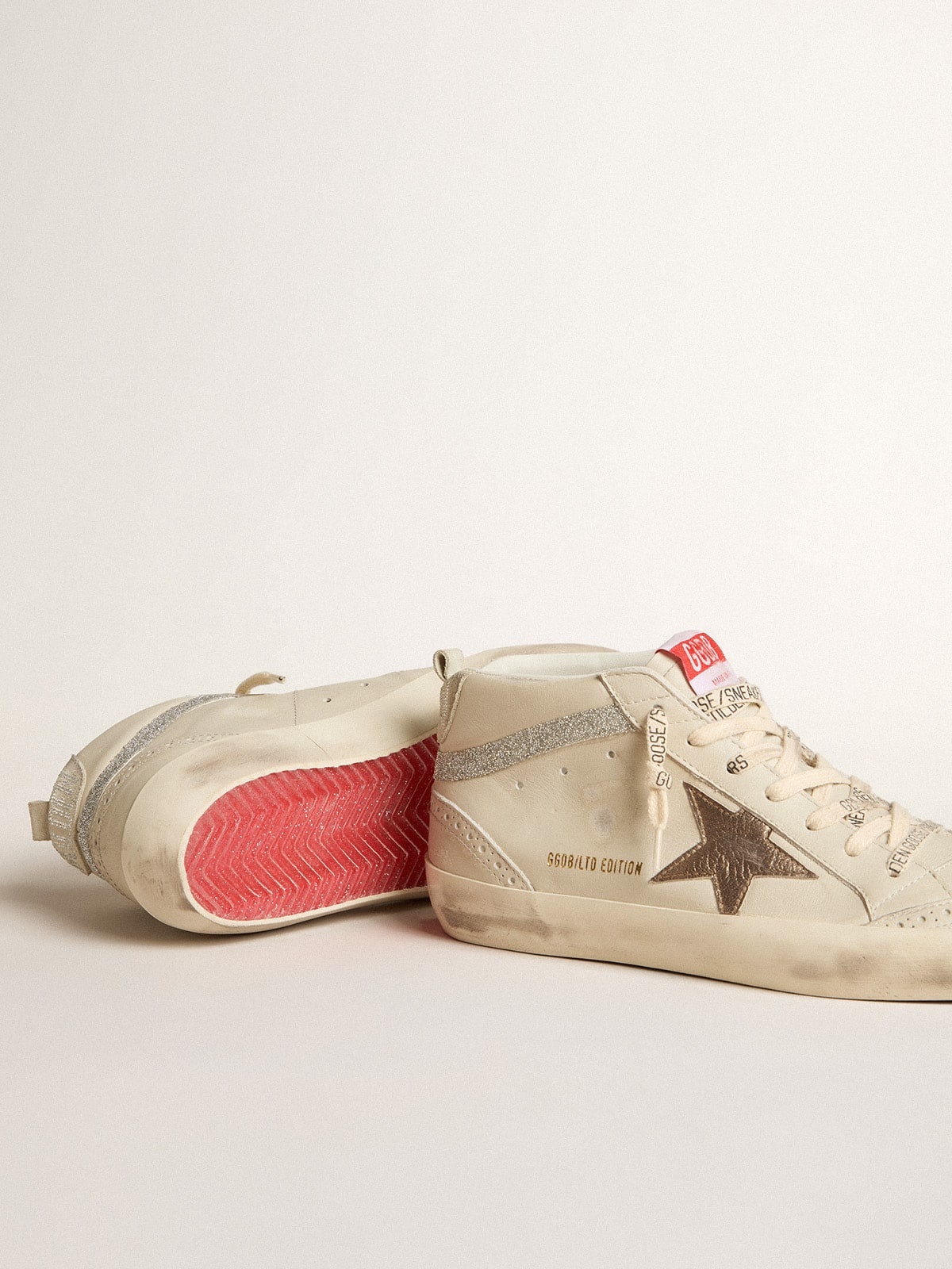 Mid Star LTD with bronze leather star and Swarovski crystal flash - 4