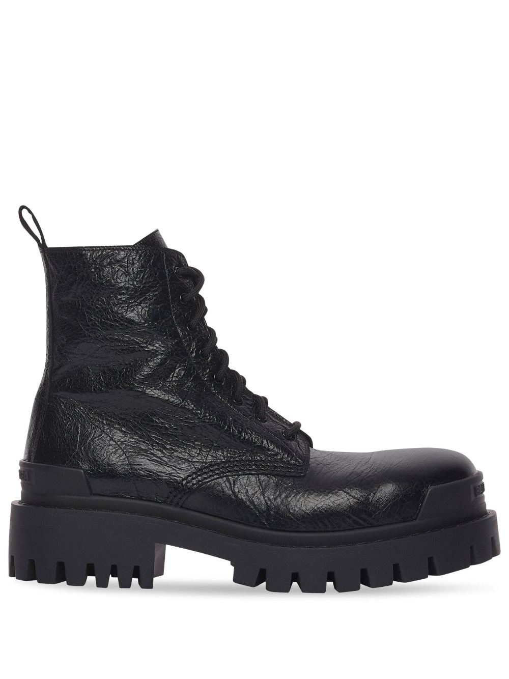 Strike lace-up leather boots - 1