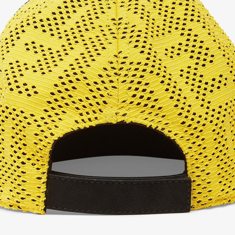 FENDI Black suede baseball cap outlook