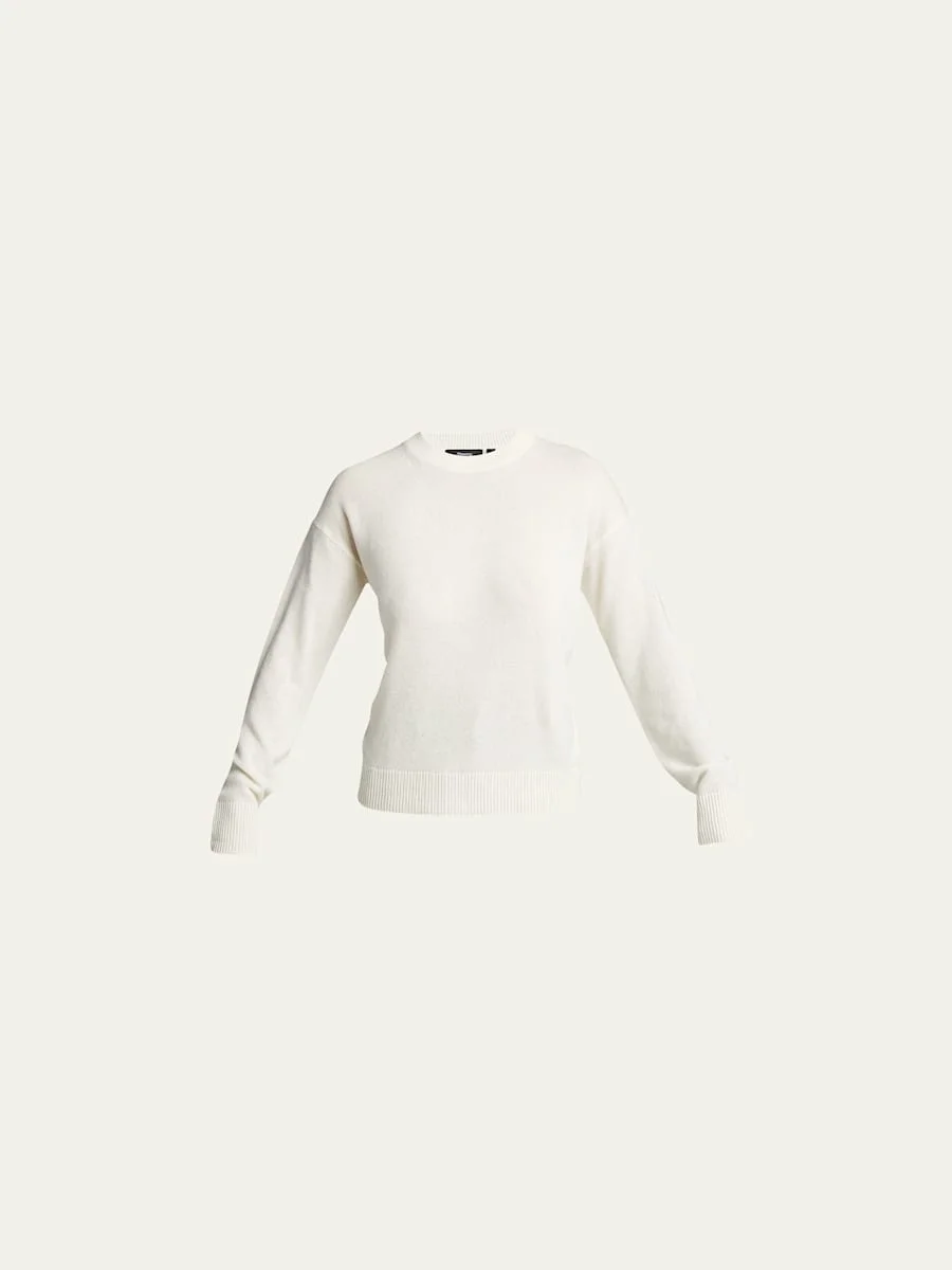 쉬운 Cashmere Crewneck 스웨터 - 1