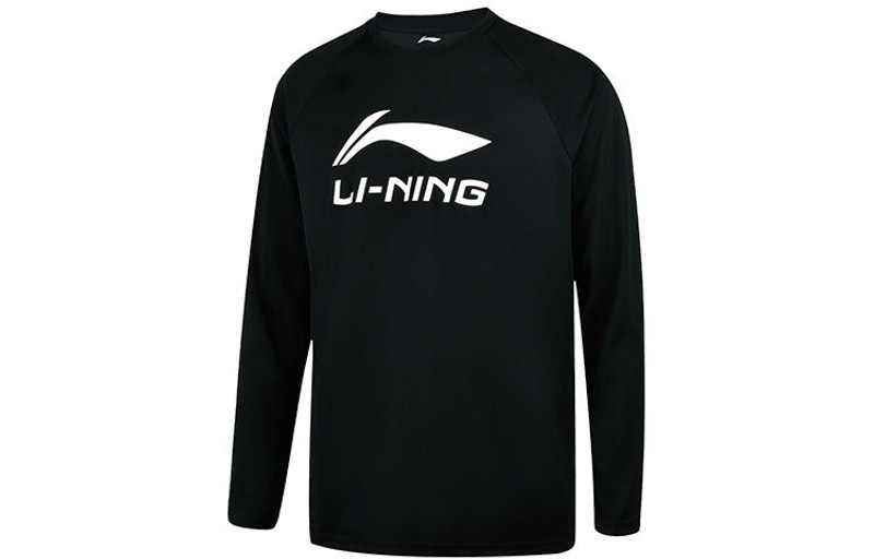 Li-Ning Badminton Series Quick Dry Sports Round Neck Top 'Black' ATLR071-5 3