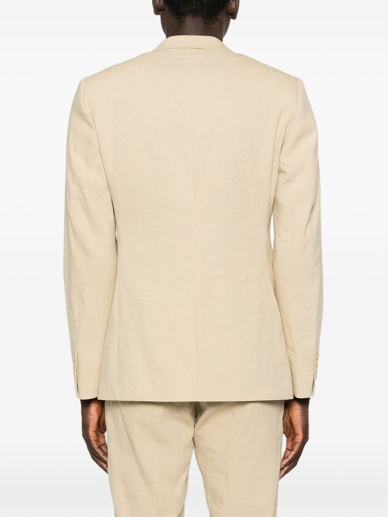 button linen suit jacket 4