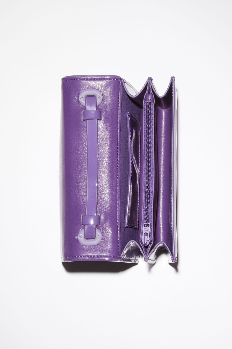 Mini crossbody Face bag - Purple/green 5