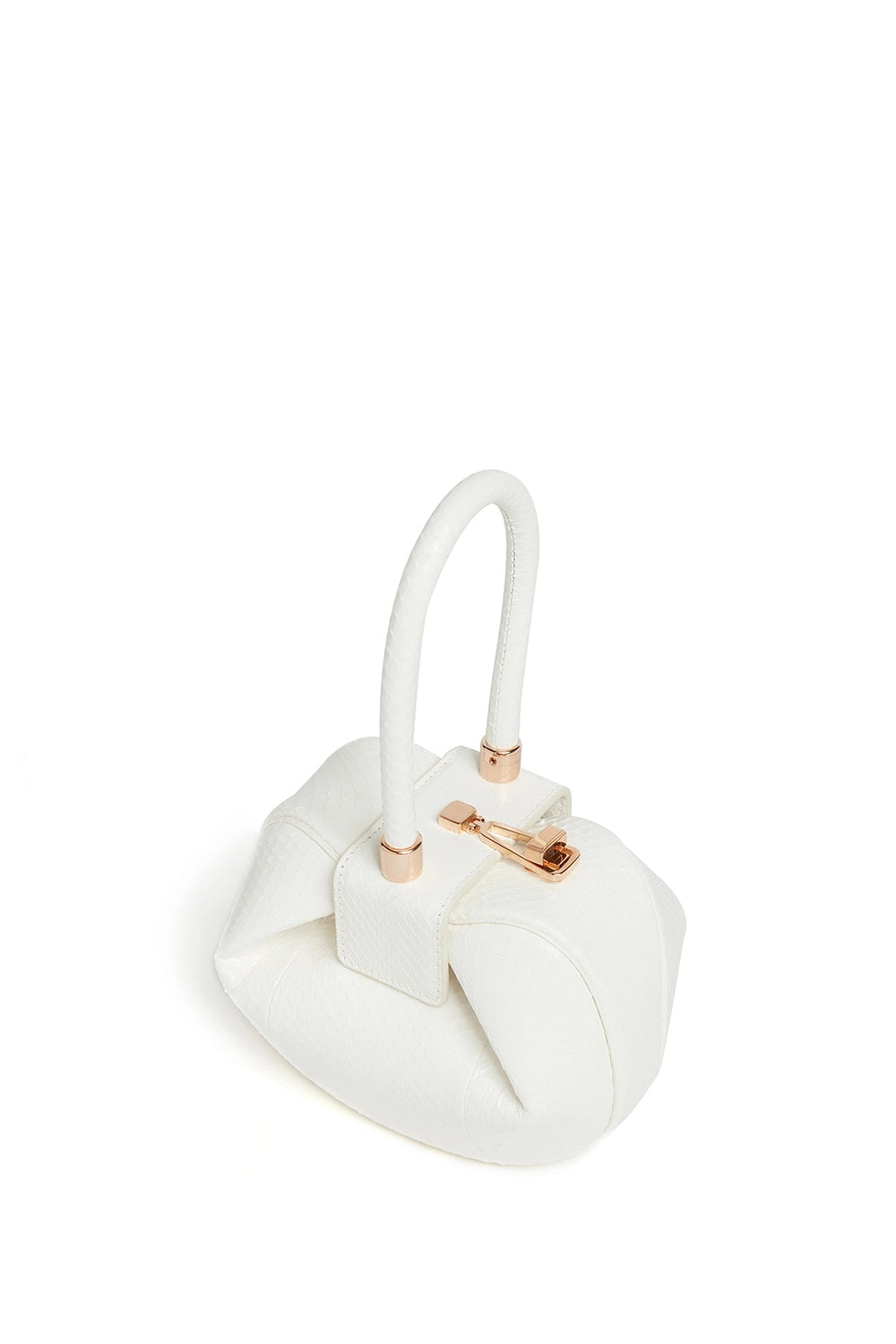 Demi Bag in Ivory Snakeskin - 3
