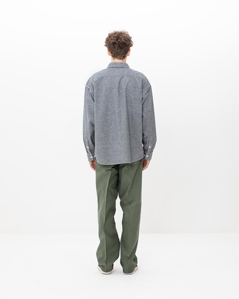 LANGER CHAMBRAY L/S INDIGO - 3
