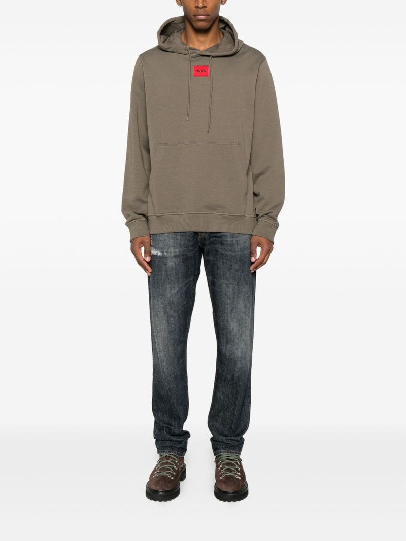 HUGO drawstring-hooded hoodie outlook