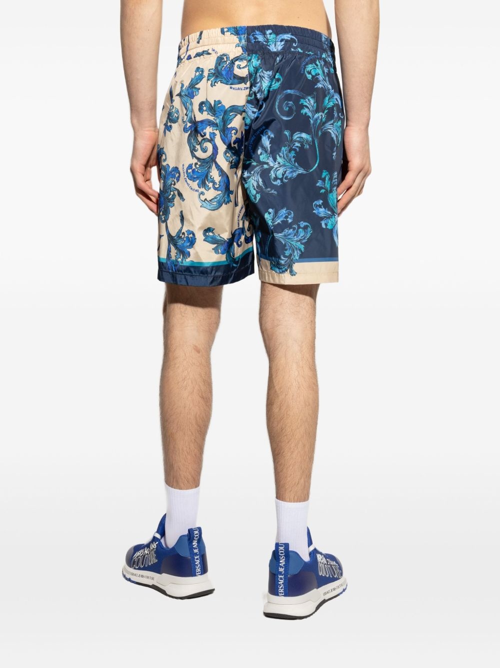 barocco-print shorts - 4
