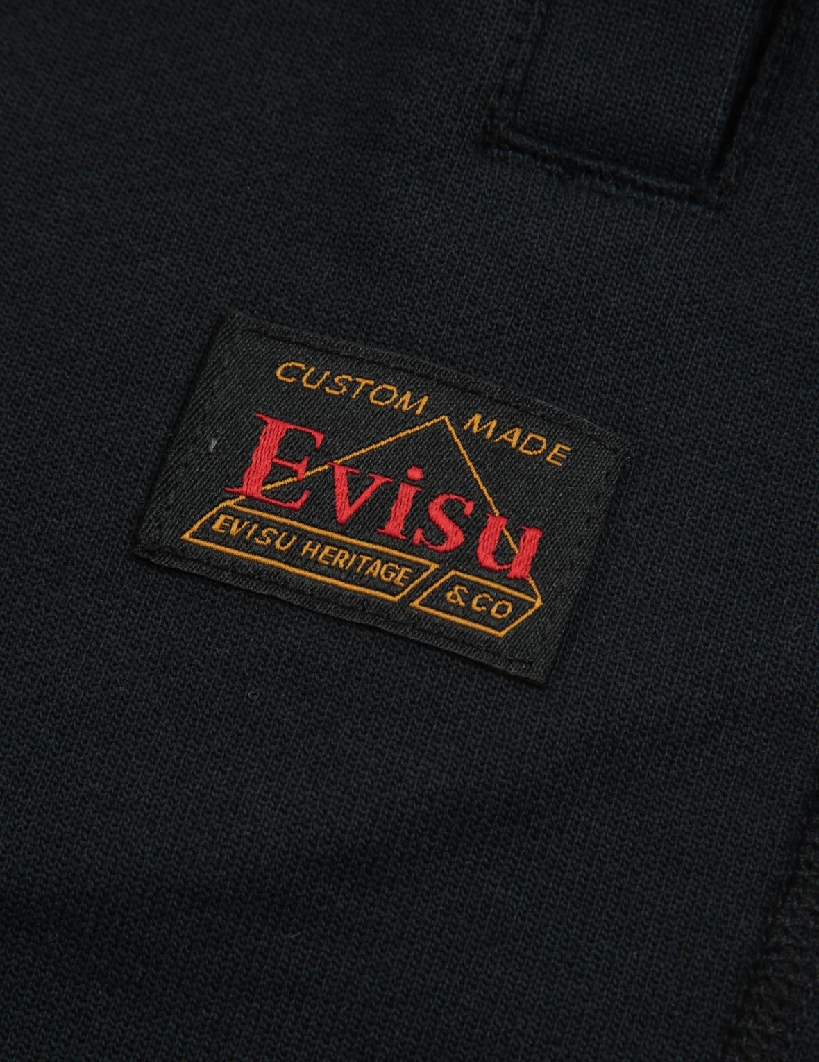 EAGLE AND PINE TREE GRAPHIC EMBROIDERY SWEAT SHORTS - 10