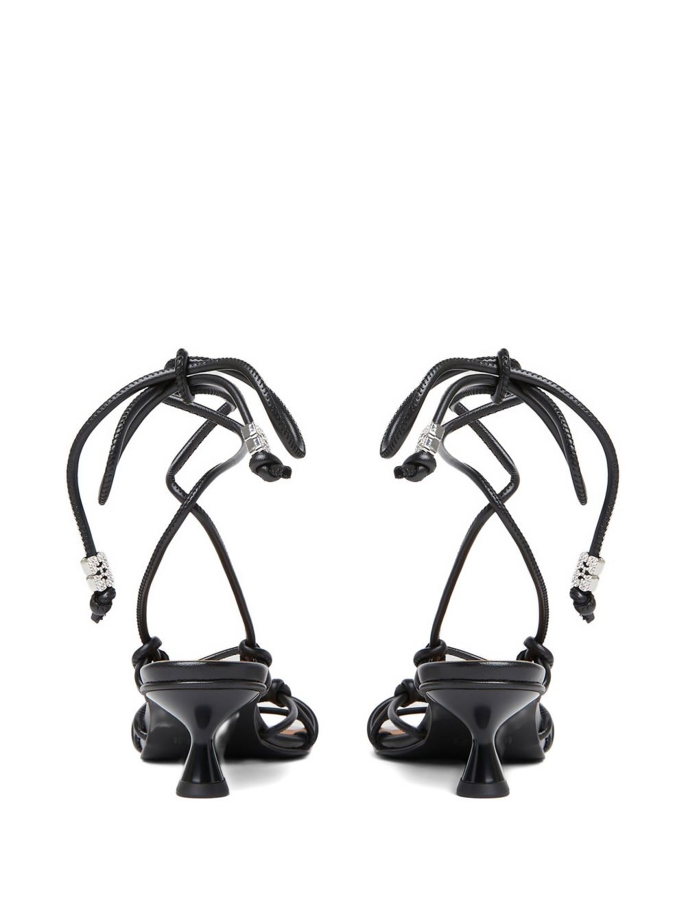 50mm leather sandals - 3