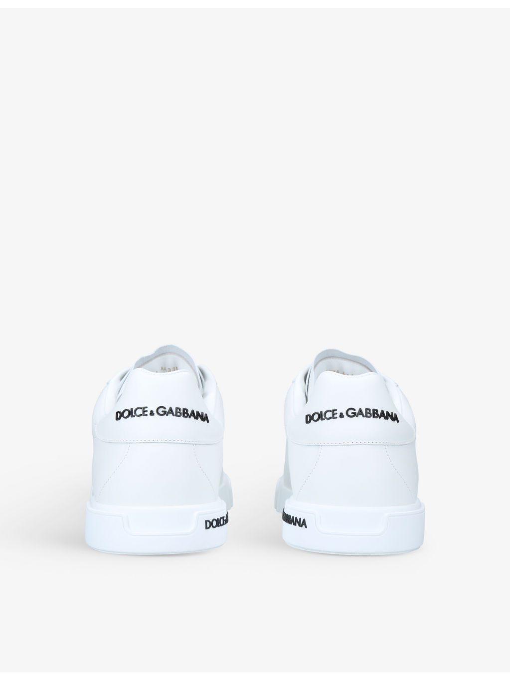 Portofino leather low-top trainers - 4