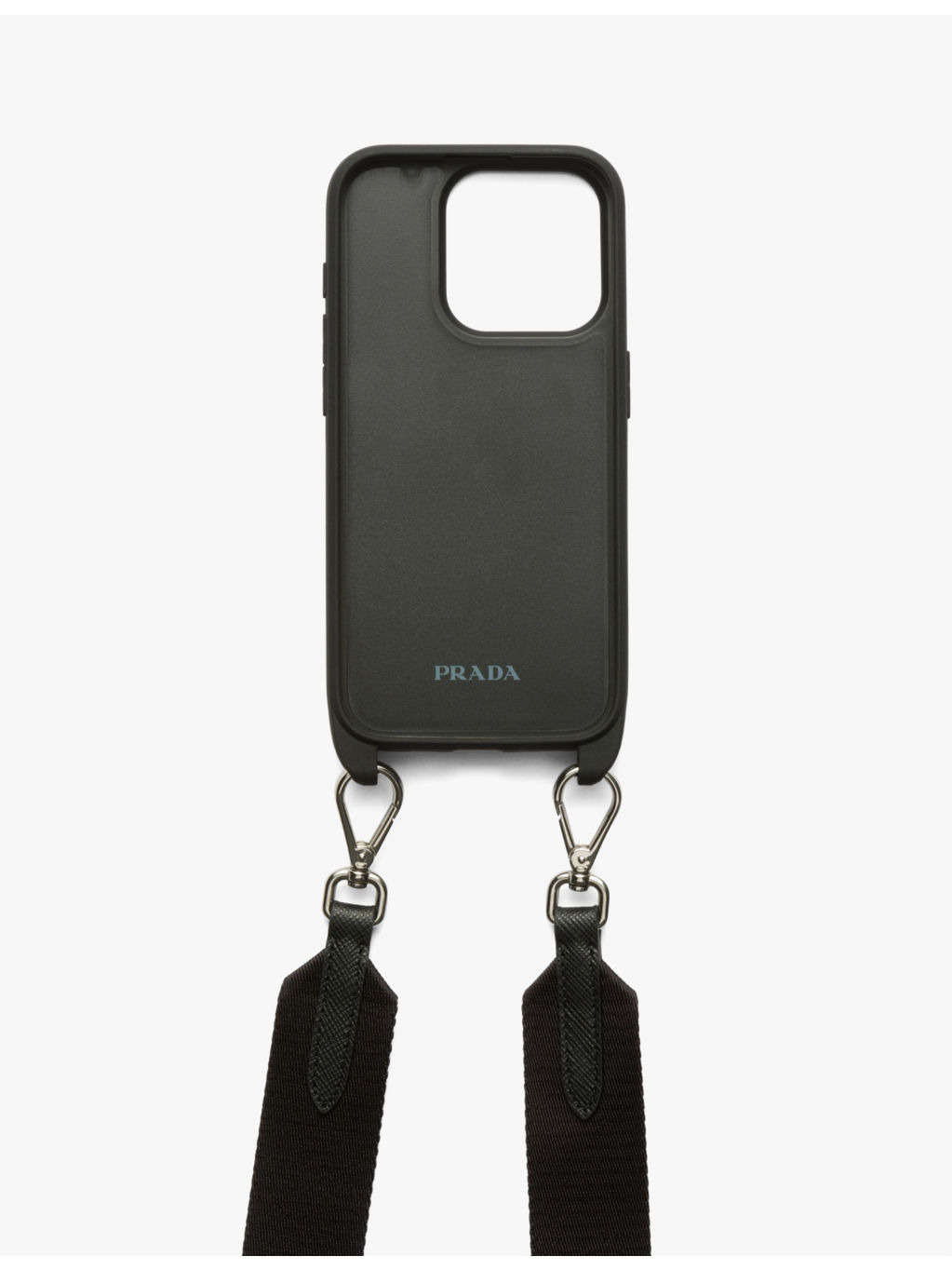Logo-plaque leather iPhone 15 case - 2
