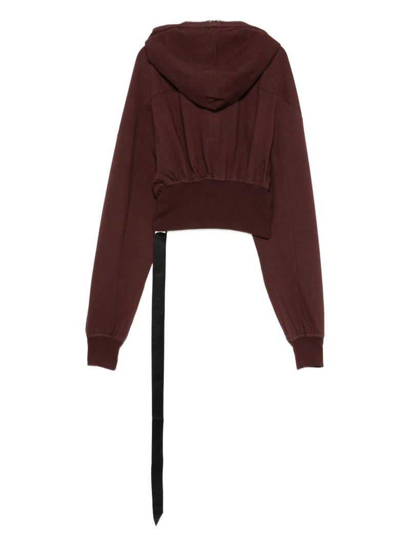 Rick Owens DRKSHDW cropped hoodie outlook