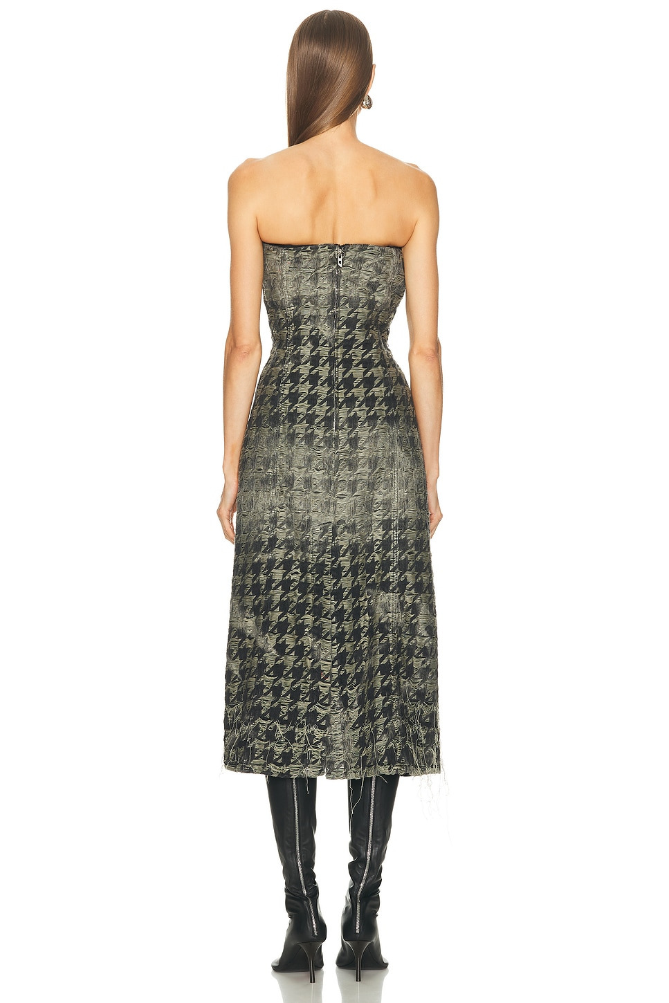 Strapless Midi Dress - 3