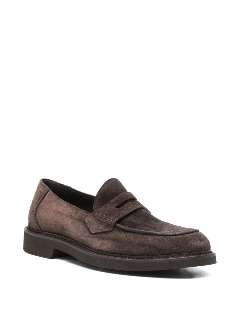 Canali penny-strap loafers outlook