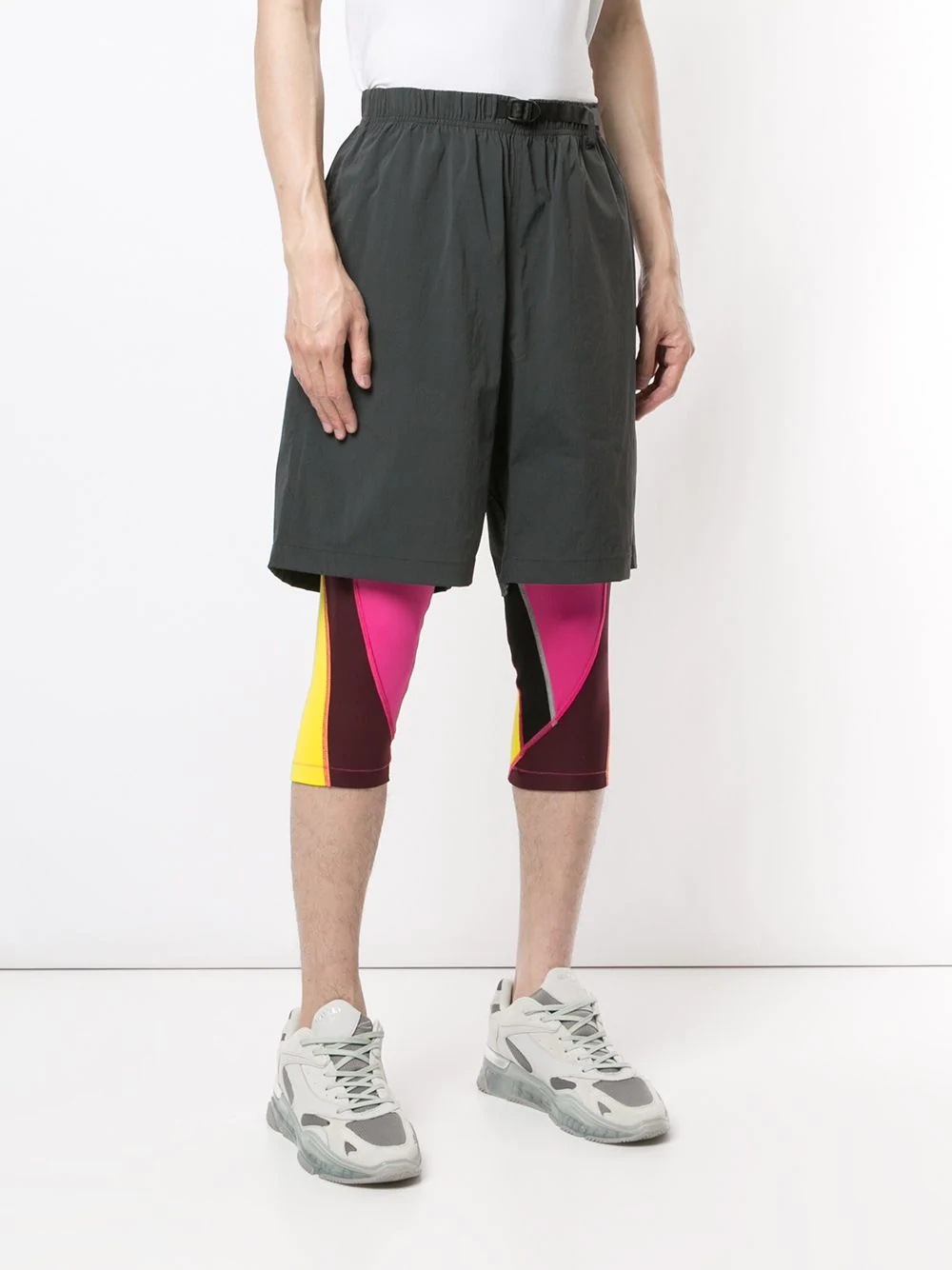 x Asics cropped colour-block leggings - 3