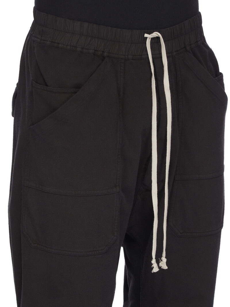 drawstring drop-crotch trousers 4