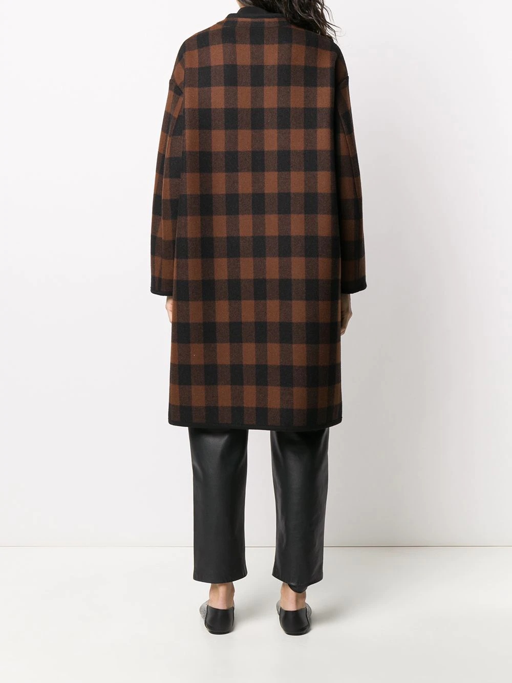 Kirkinner check-pattern coat - 4