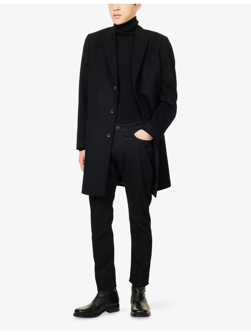 EMPORIO ARMANI Microdot Slim-Fit Stretch-Denim Jeans outlook