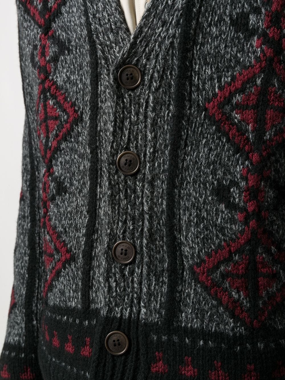 embroidered knit cardigan - 5