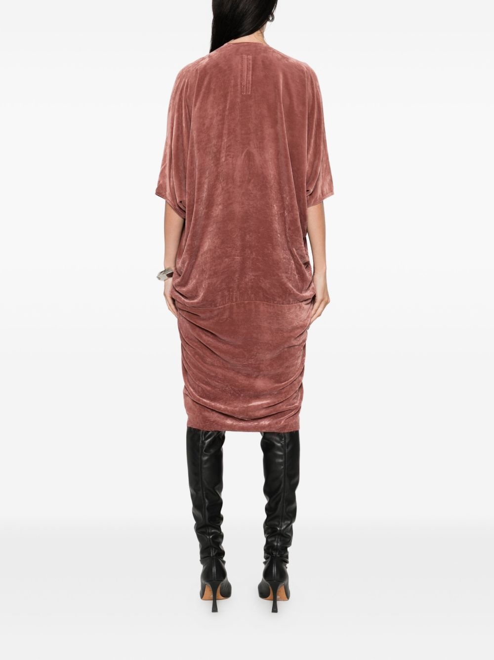 Concordians Kite velvet midi dress - 4