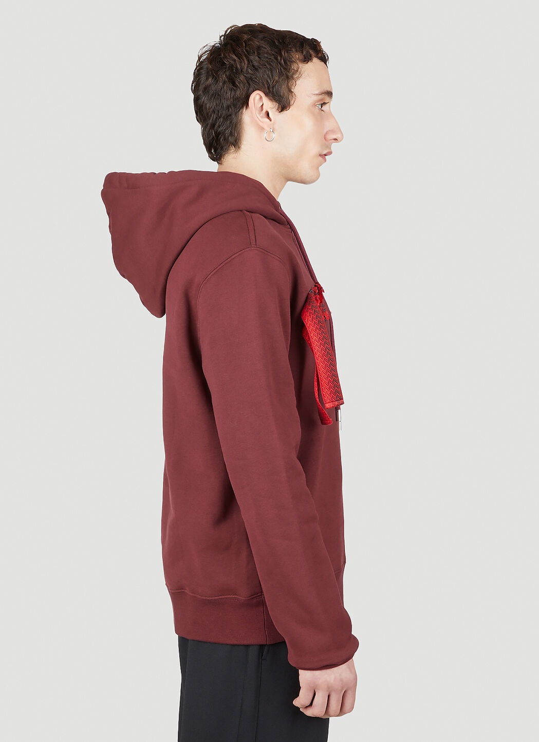 Embroidered Logo Hooded Sweatshirt - 3