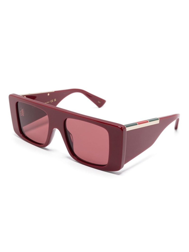GUCCI rectangle-frame sunglasses outlook