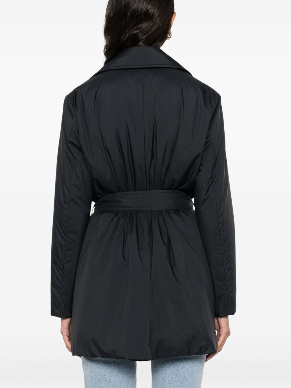 belted trench coat - 4